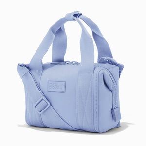 Dagne Dover Landon Neoprene Caryall Bag size XS in color Heron (blue) NWT